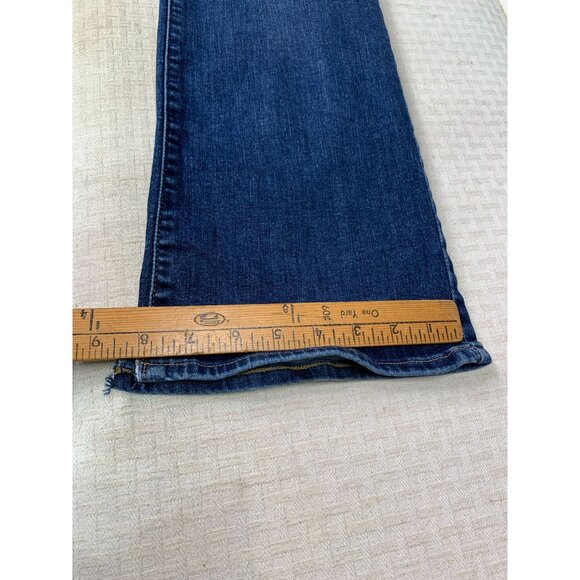 Lucky Brand Women's Size 6 Blue Bootcut Jeans Denim Mid Rise Lightly Distressed - Picture 9 of 11